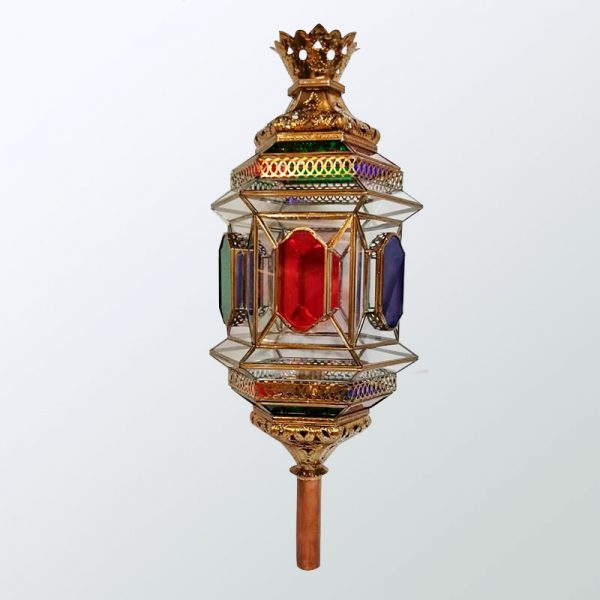 farol de procesion de hojalata
